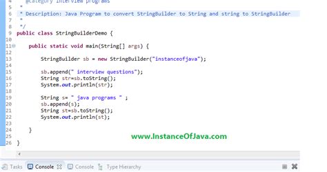 how to change string to stringbuilder in java