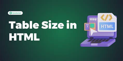 How To Change Table Size In Html