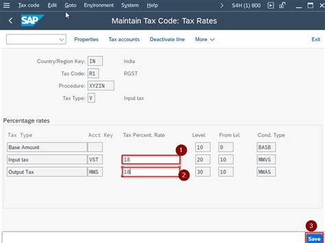 How To Change Tax Code In Sap Mm