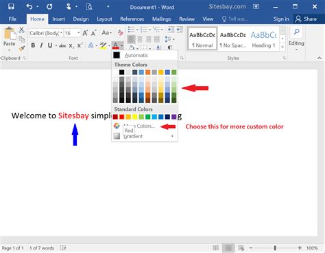 how to change text color in image online