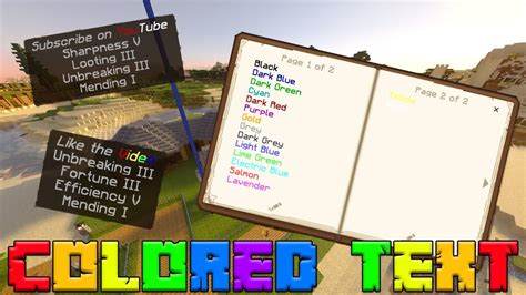 how to change text in minecraft java