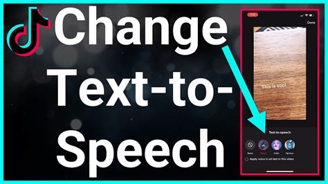 how to change text to speech language in tiktok