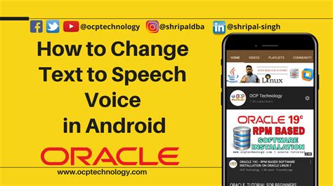 how to change text to speech voice in android