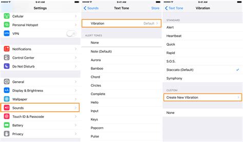how to change text vibration on iphone 13