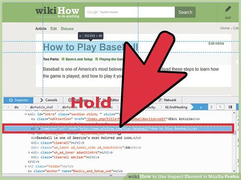 how to change text with inspect element firefox