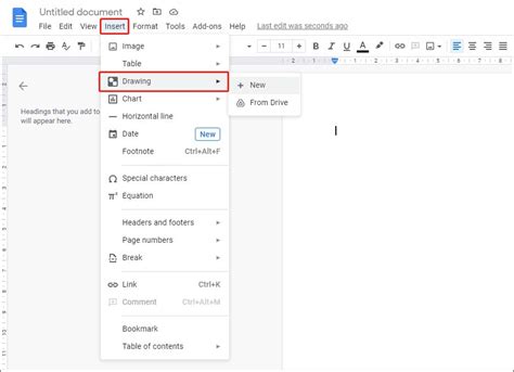 how to change the border in docs
