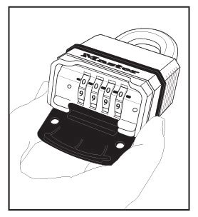 how to change the code on a master lock m175