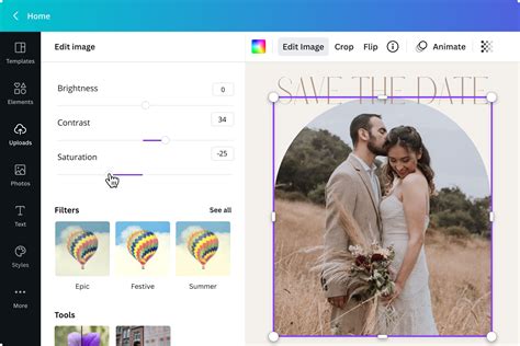 how to change the color of an image in canva pro