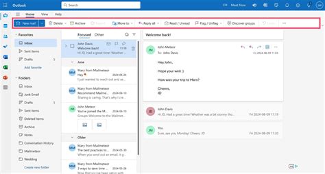 how to change the email view in outlook