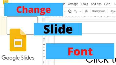 How to Change Fonts in Google Slides YouTube