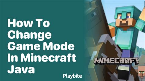 how to change the gamemode in minecraft java