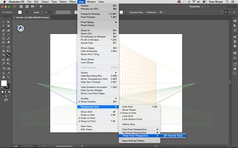how to change the perspective of an image in illustrator
