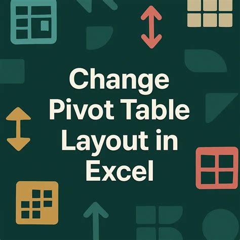 How To Change The Pivot Table Format