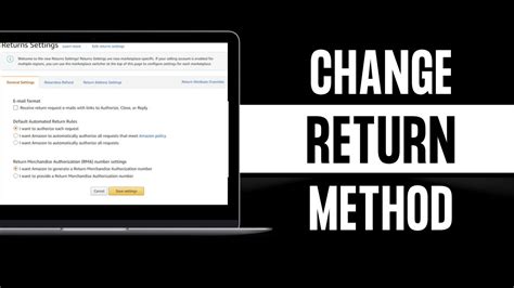 how to change the refund method on amazon