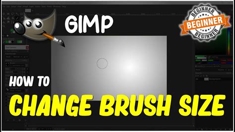 How To Change The Size Of Brush In Gimp