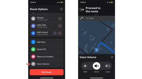 how to change the spoken language on apple maps