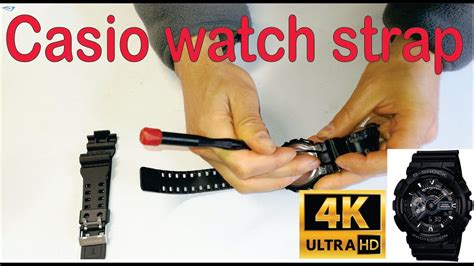 how to change the strap on a casio watch