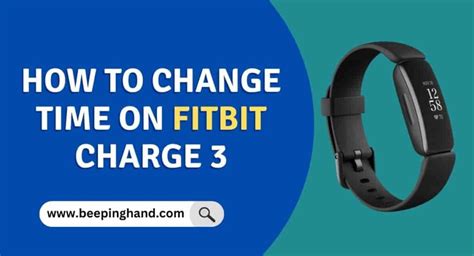 How To Change The Time And Date On A Fitbit Charge 3