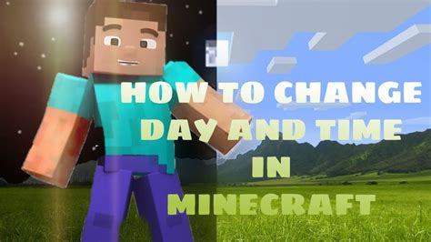 how to change the time of day in minecraft java