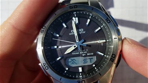 How To Change The Time On A Casio Wave Ceptor Watch