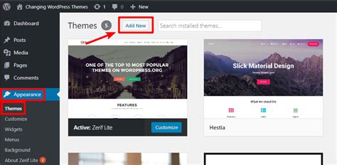 how to change theme in wordpress database