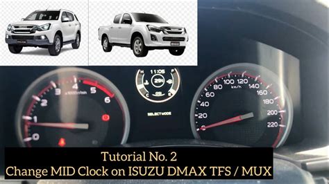 How To Change Time In Isuzu Mux