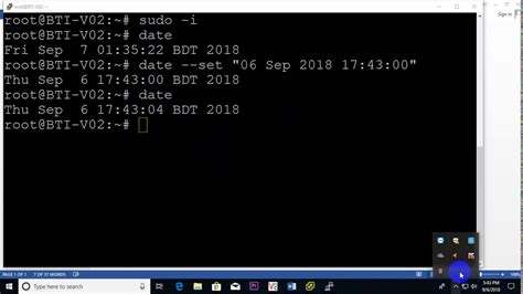 how to change time in ubuntu server