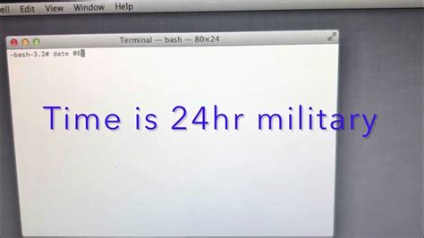 How To Change Time On Mac Via Terminal