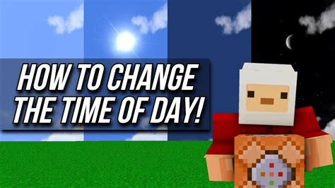 How To Change Time With Command Blocks