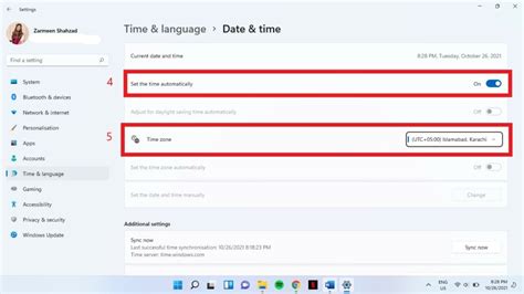 how to change time zone on square terminal