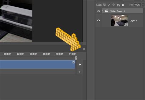 how to change timeline in photoshop