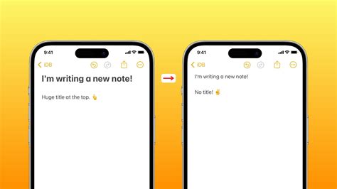 how to change title in notes on iphone