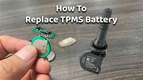 how to change tpms sensor battery