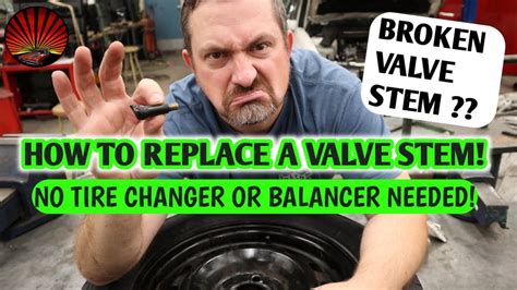 how to change tpms valve stem