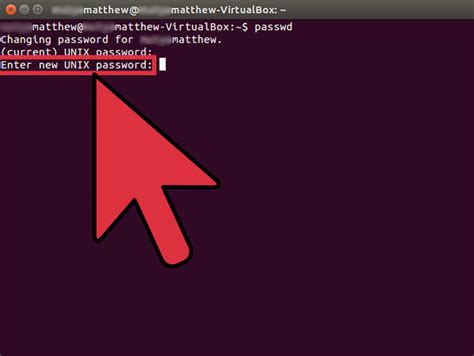 how to change user password on linux server