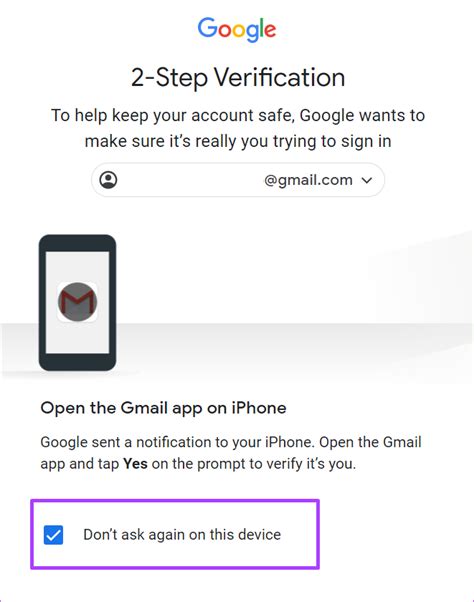 how to change verification device on google account