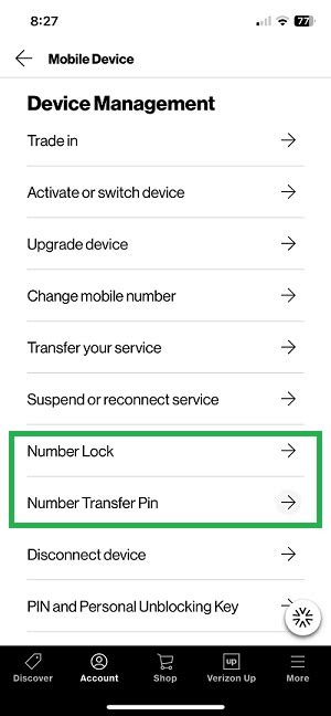 how to change verizon pin code