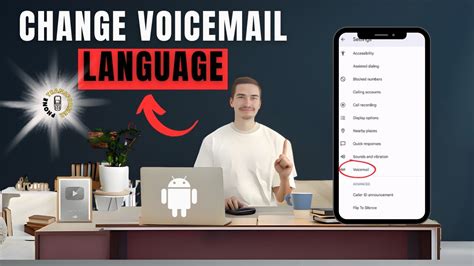 how to change voicemail language to english on android