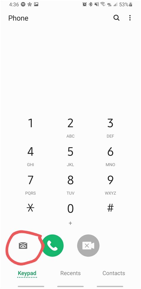 how to change voicemail number on android