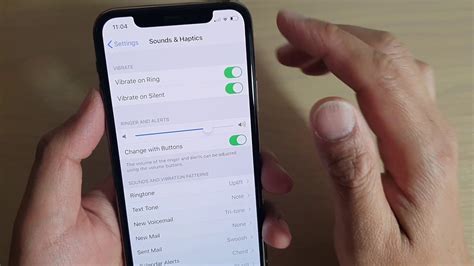 how to change volume on text messages on iphone