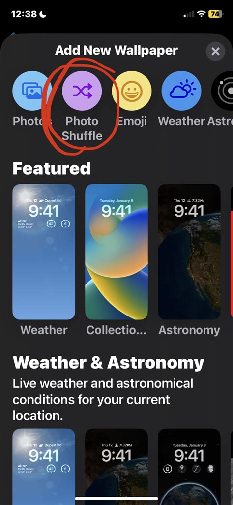 how to change wallpaper on iphone to shuffle