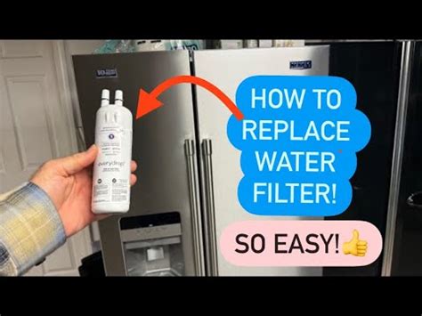 How To Change Water Filter In Maytag Side By Side Refrigerator
