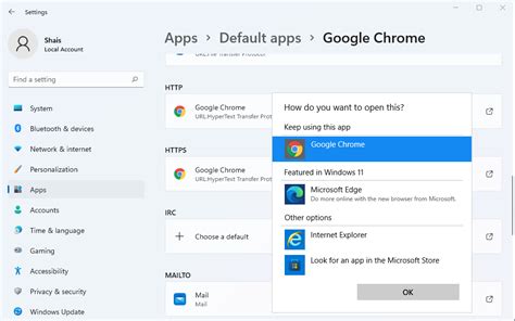 how to change web browser from microsoft edge to google chrome