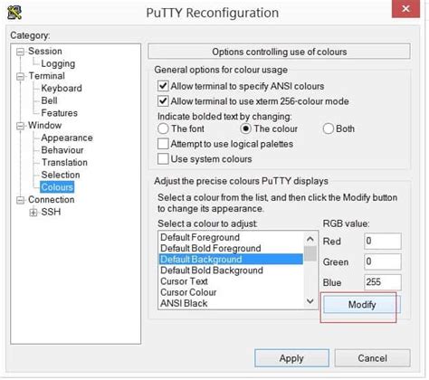 How To Change White Background In Putty