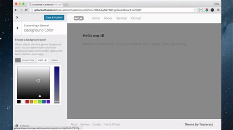 How To Change Widget Background Color In Wordpress