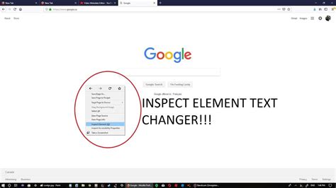 how to change words in inspect element