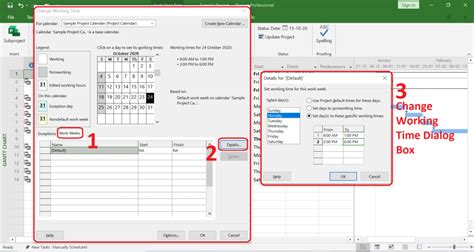 How To Change Working Time In Ms Project