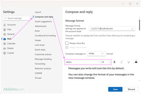 How To Change Writing Direction In Outlook