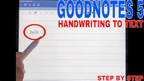 How To Change Written Notes To Text