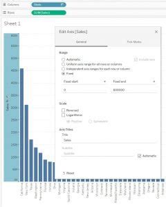 How To Change X Axis Range In Tableau